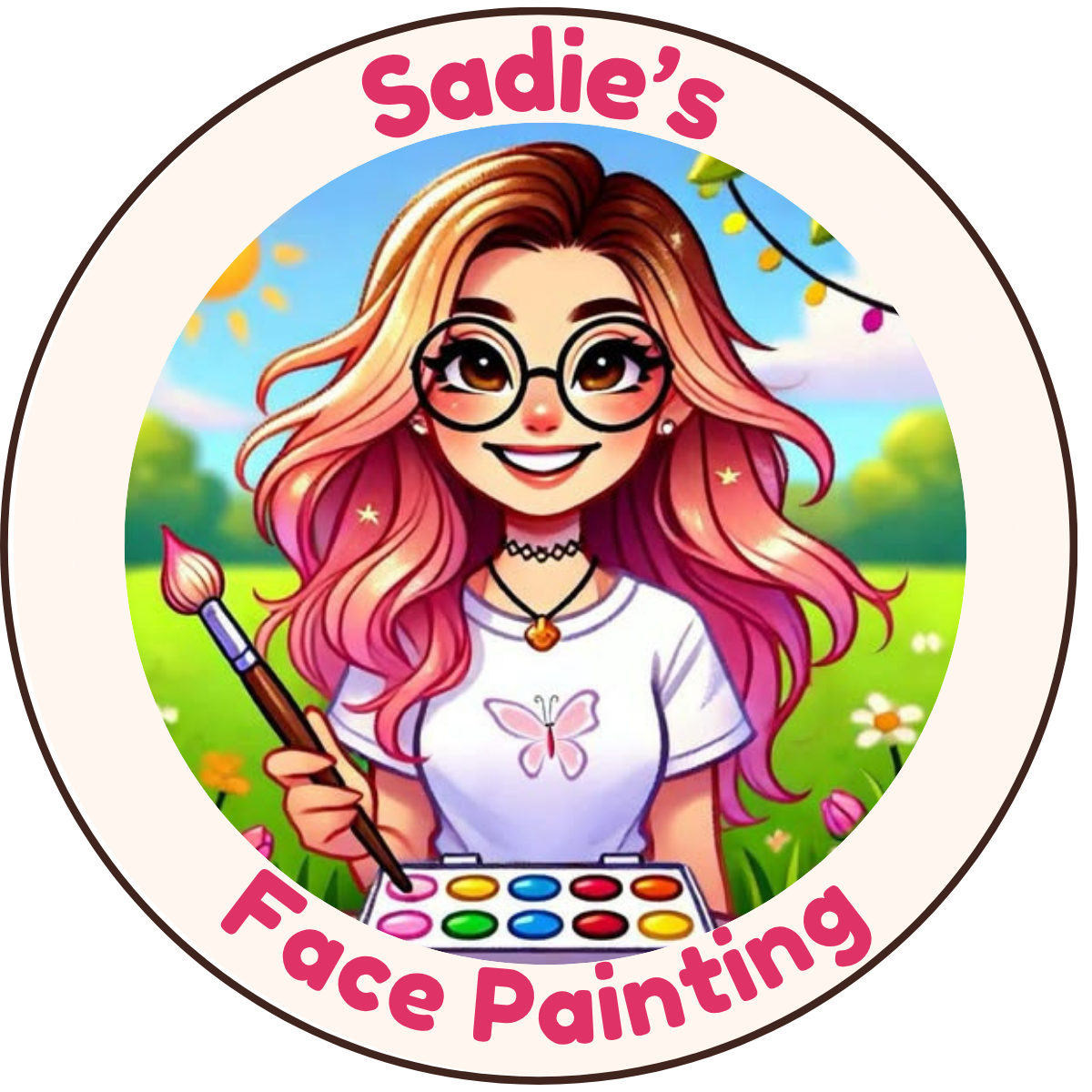 Sadie's Face Painting logo