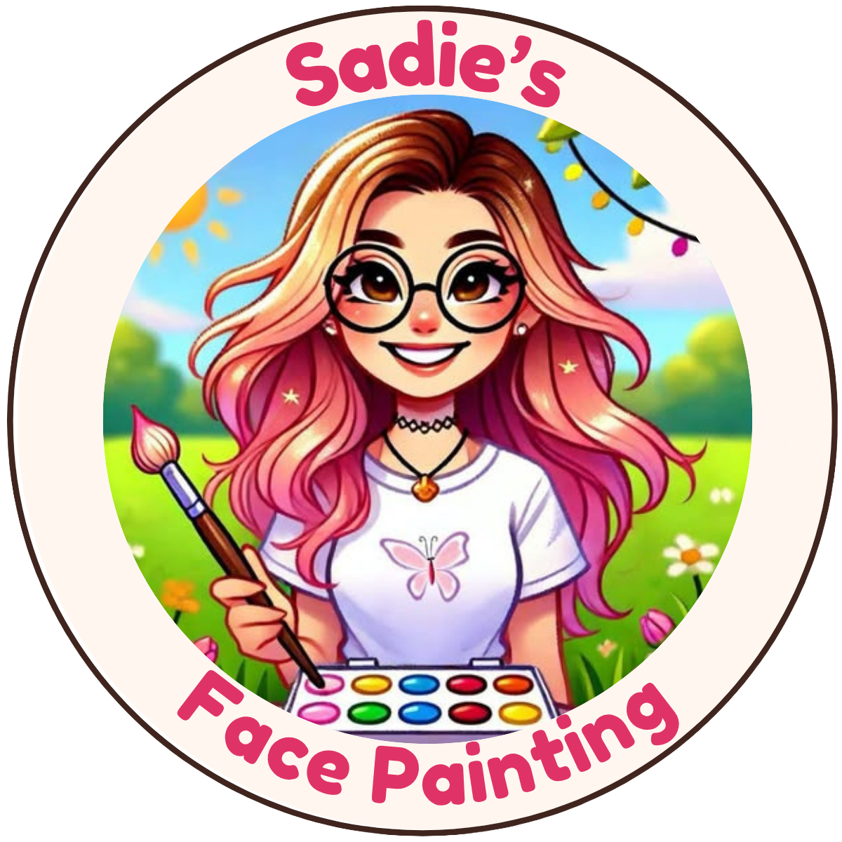 Sadie's Face Painting logo